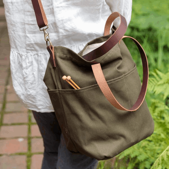Twig&Horn Crossbody Project Canvas Tote