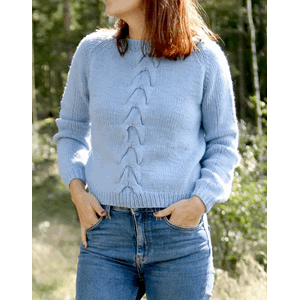 Flat Flettegenser Strikkepakke