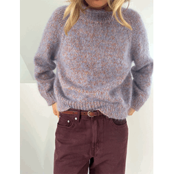 Foundation Sweater Strikkepakke i Sandnes Ballerina Chunky Mohair