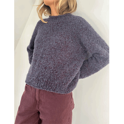 Foundation Sweater Strikkepakke i Isager Bouclé