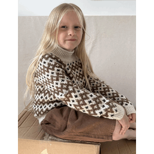 Little Inge Sweater Strikkepakke i Isager Merilin og Alpaca 1