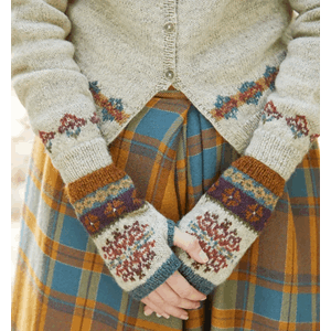 Glen Fingerless Mittens (2 par pulsvarmere)