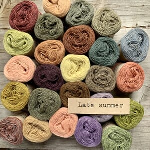 Mehlsen Handdyed Wildwood Crochet Scarf Kit - Late Summer