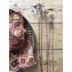 Mehlsen Handdyed Wildwood Crochet Scarf Kit - Rose