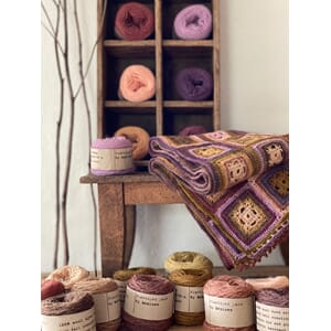 Mehlsen Handdyed Wildwood Crochet Scarf Kit - Lilac
