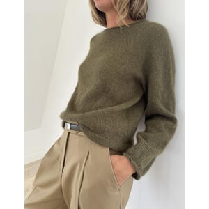 Plain Yoke Bluse Strikkepakke