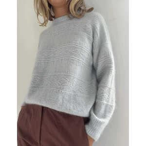 Porcelain Damask Sweater Strikkepakke