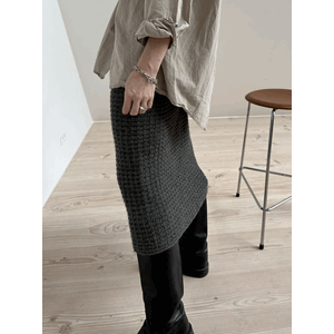 Waffle_Loop_Skirt Strikkepakke
