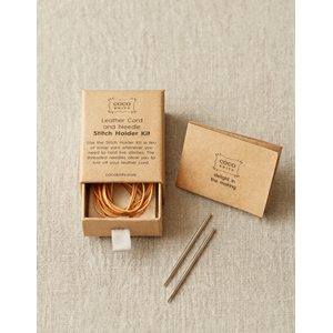 COCOKNITS Leather Cord and Needle Stitch Holder