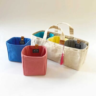 45-026 Waxed Canvas Tool Tote Dark Grey and Blue_2_1.jpg