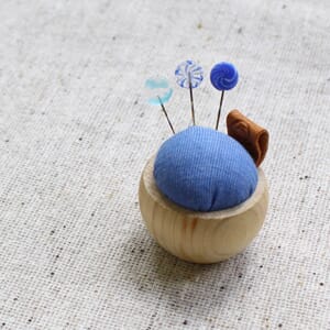 Cohana Marking Pins with Ohajiki (Blue)