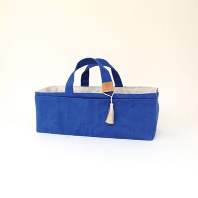 45-224 Cohana Waxed Canvas Tool Tote Japan Blue.jpg
