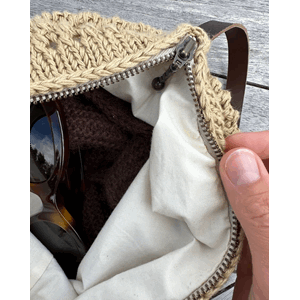 Petiteknit Lining for round bottom bag - 58 cm - Natural
