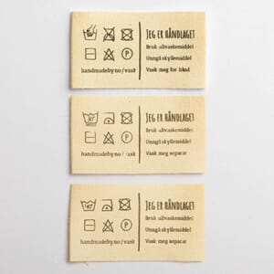 HANDMADE BY Vaskelapper 30 grader ullvask