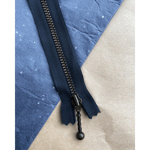 Petiteknit Zipper 14 cm - Navy